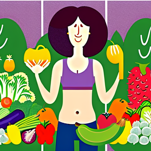 gut-health-garden-fruits-and-vegetables-with-a-person