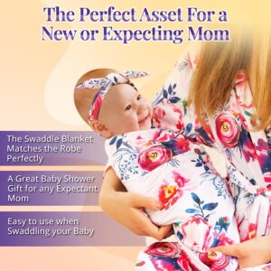 Discover the Perfect 3 Mom and Baby Matching Robe and Swaddle Set for Comfort and Style