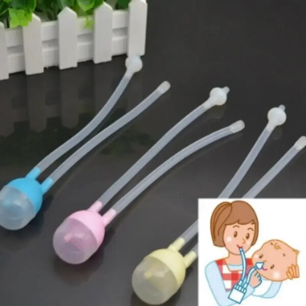 Safety Newborn Baby Nose Cleaner Vacuum Suction Flu Protections Nasal Aspirator  Care