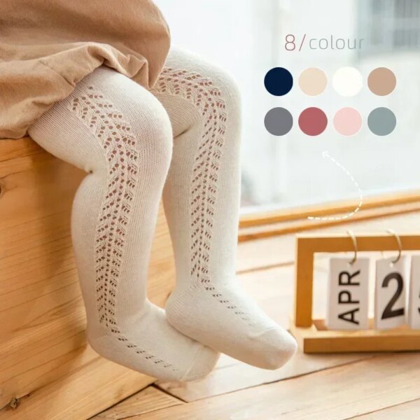 0 to 5 Years Baby Tights Autumn Winter Solid Color Soft Knitted Warm Newborn Toddler Tight Boy Girl Pantyhose Kids Girls Clothes