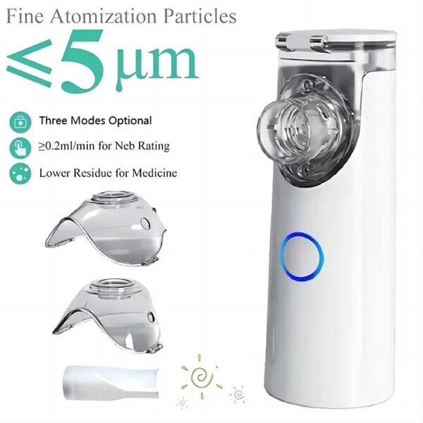 Medical Silent Mesh Nebulizer Handheld Asthma Inhaler Atomizer Children Health Care Mini Portable Nebulizer Humidifier