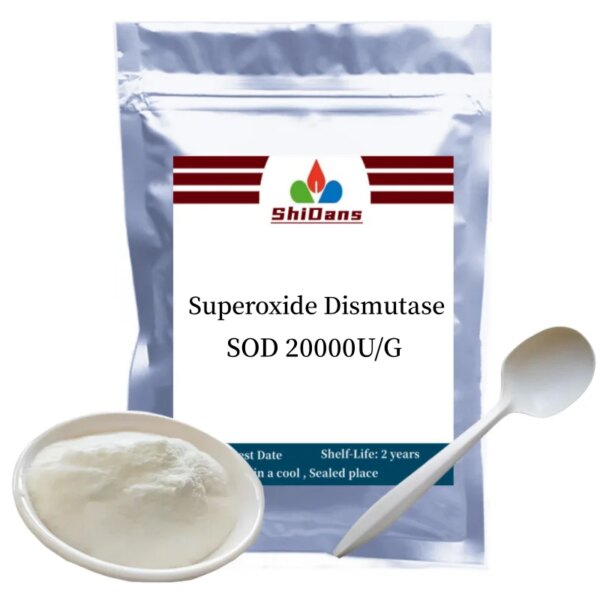 20000U/G Superoxide Dismutase SOD Powder,Delay Aging,Resist Oxidation and Remove Spots,Certificate Of Authenticity,Free Shipping