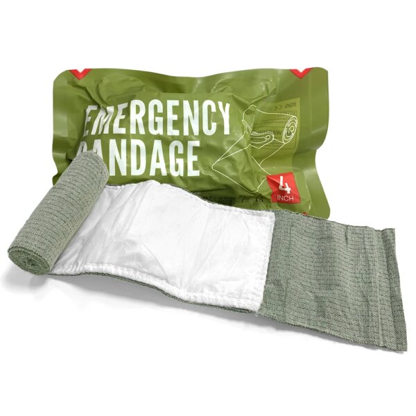 4/6in Israeli Bandage Wound Dressing Emergency Israel Bandage Combat Compression Tactical First Aid IFAK Trauma Military Medical