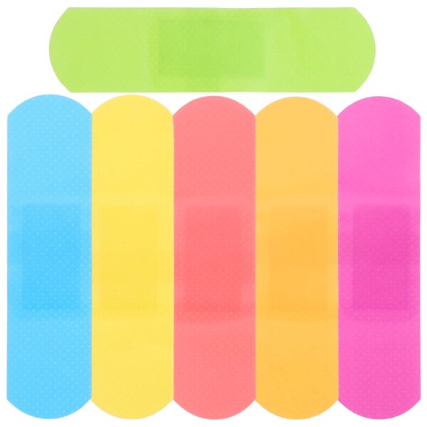 60 Pcs Colorful Cartoon Bandage Curity Bandages Camping Wounds Adorable for Outdoor Water Proof Safe Injured Adults