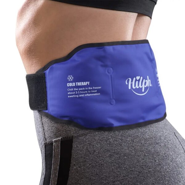 Reusable Lower Back Ice Pack For Back Injuries Hot Cold  Compress Therapy Lumbar Back Brace Support  For Pain Relief