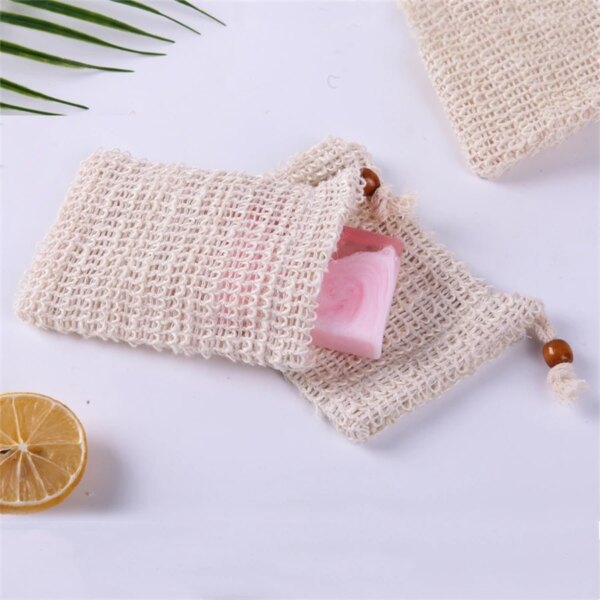 🔥hot sale🔥 Natural Sisal Soap Bag Exfoliating Soap Saver Pouch Holder