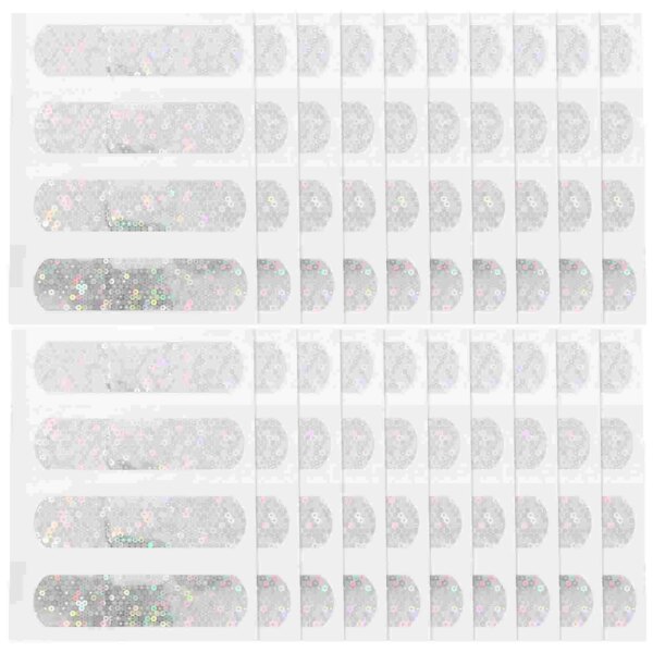 100Pcs Adhesive Wound Patches Breathable Glitter Nail Nail Sticker Bandages for Home Travel