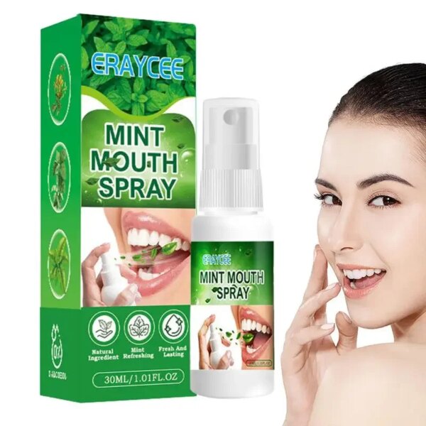 입냄새 30ml Mouth Spray for Bad Breath Gentle Mint Moisturizing Mouth Spray Mouthwash  Gentle Mint Moisturizing Mouth Spray