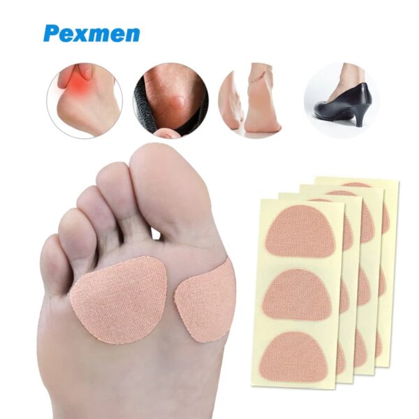 Pexmen 3/6/15Pcs Moleskin Flannel Tape Adhesive Pads Blister Padding Tape for feet Hiking Reduce Friction Pain Relief