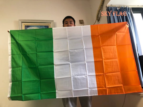 SKY FLAG Ireland Flag 90X150cm Hanging polyester green white orange IRE IR IRISH ireland National Country Flag Banner