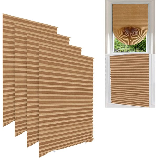 Zebra Window Blinds Room Darkening Shade Curtain Roll Up and Pull Curtain For Window French Door Shades For Kitchen Bathroom