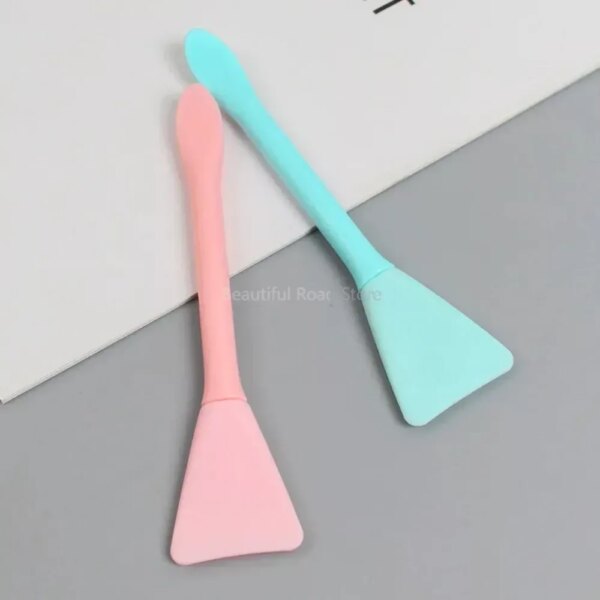 괄사 Face Skin Care Tools Face Brush Spatula DIY Masque Brush Safe Comfortable Silicone Masque Stirring Stick for Girl Skin Care