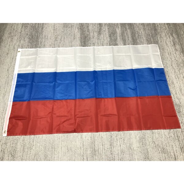 ZXZ free shipping Russia Flag 90x150cm Super-Poly Russian country flags USSR CCCP flag indoor outdoor Festival Home Decoration