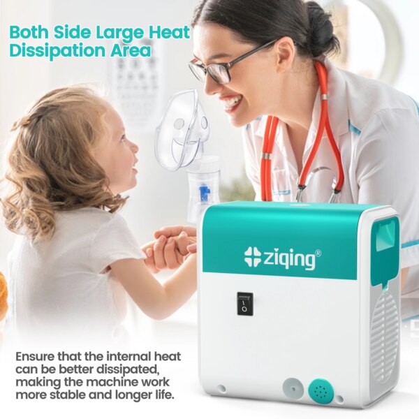 Ziqing Compressor Nebulizer Household Nebulizador Machine Health Monitors Portable Quiet Atomized Humidifier For Adult Child